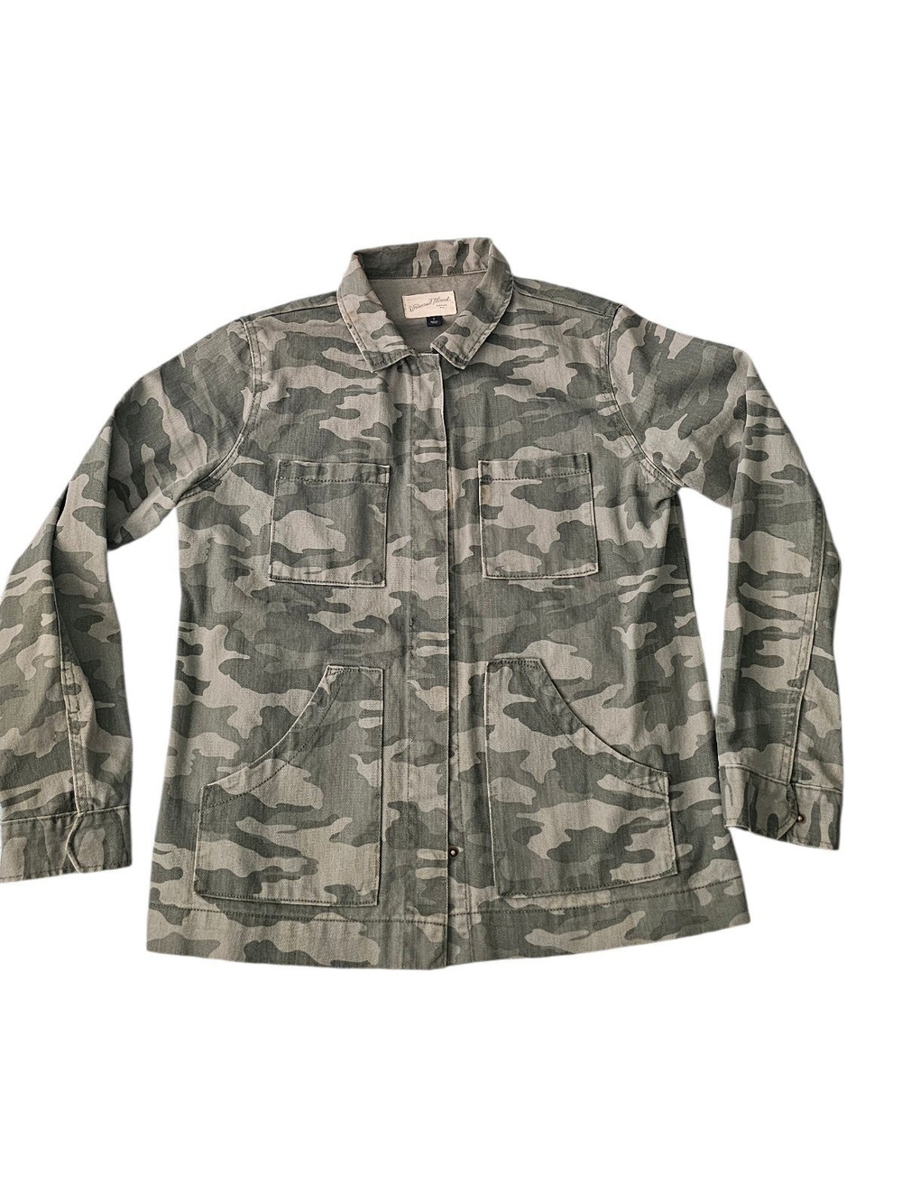 Universal Thread Oversized Camo Utility Jean Jacket